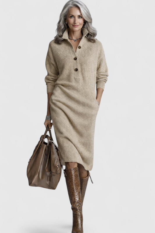 Evelyn | Pärandist inspireeritud kootud kleit