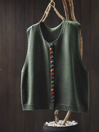 Charlotte™ | Mysig ärmlös stickad topp
