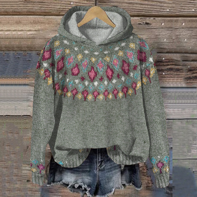 Carole | Varm tröja med nordiskt mönster