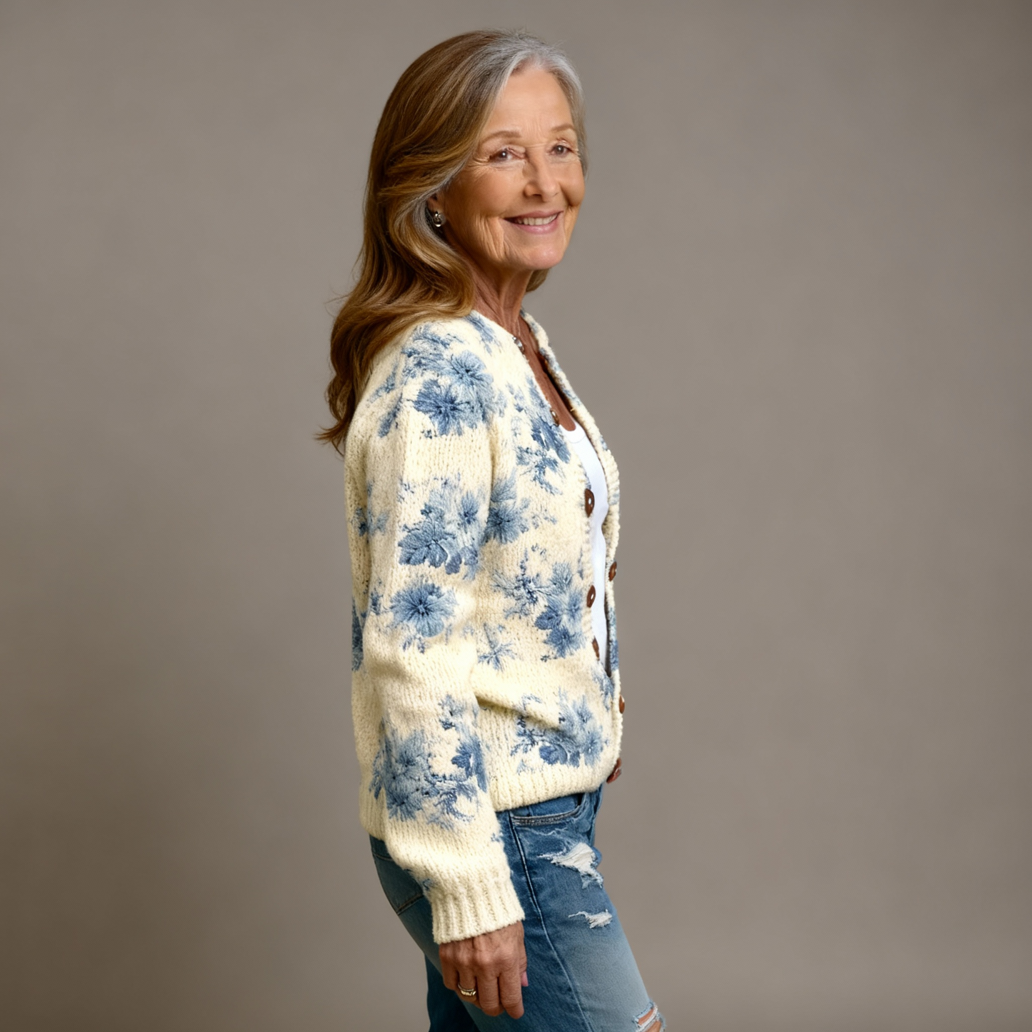 Lianne | Blommig kofta