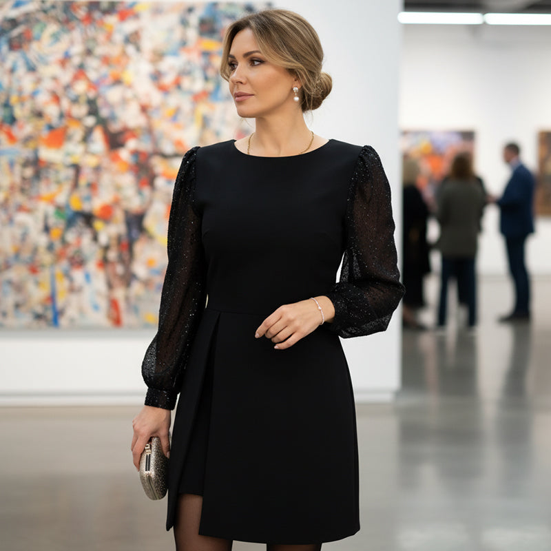 Elara | Stiilne litritega varrukatega kleit